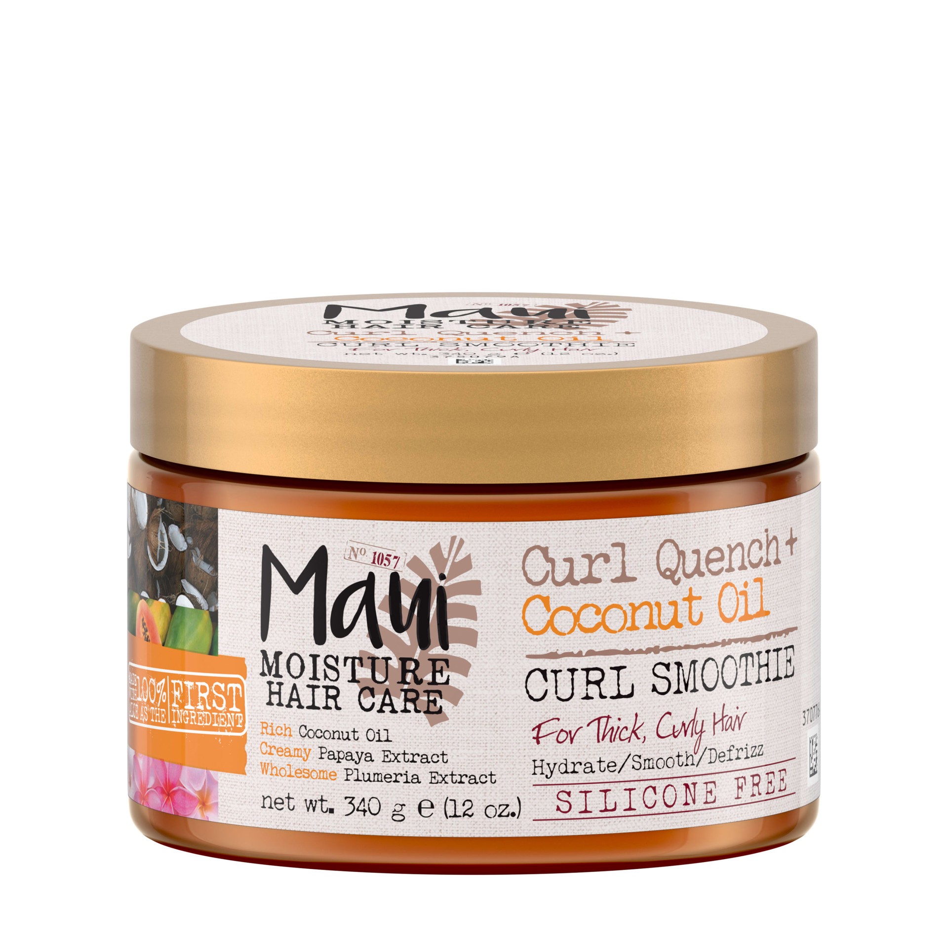 slide 1 of 9, Maui Moisture Coconut Oil Curl Quench Smoothie Curl Enhancer - 12oz, 12 oz