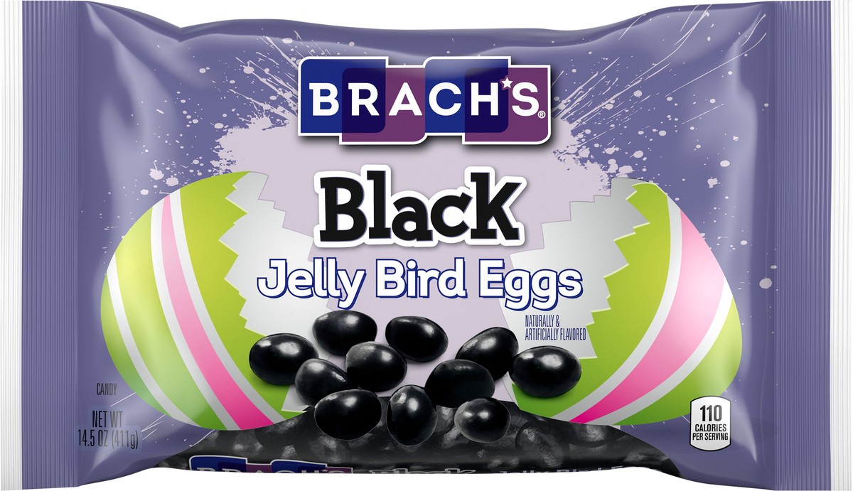 slide 3 of 13, BRACH'S 04130 155033 Black Jelly Bird Eggs LDB 3d 14.5oz No-PMT, 1 ct