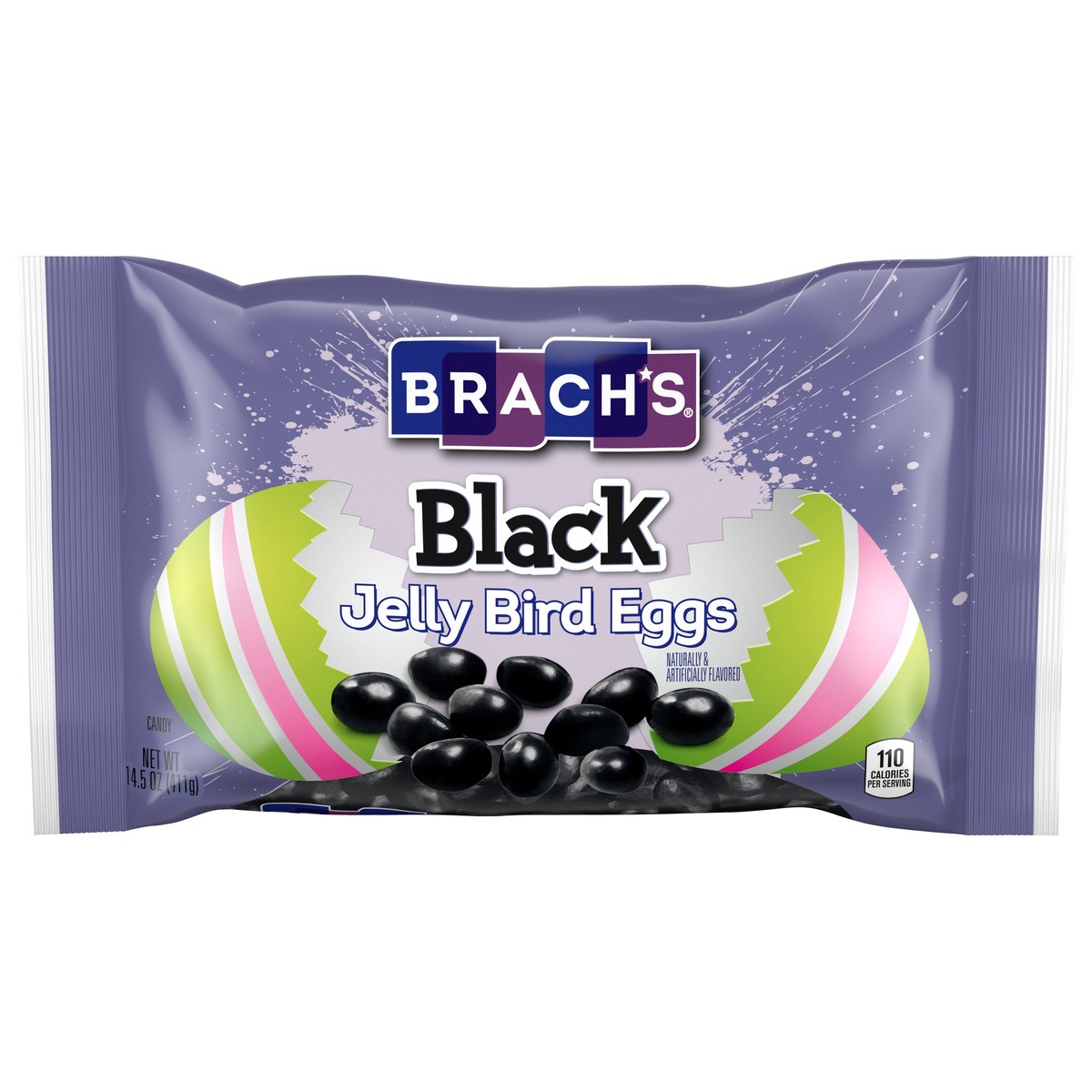 slide 1 of 13, BRACH'S 04130 155033 Black Jelly Bird Eggs LDB 3d 14.5oz No-PMT, 1 ct