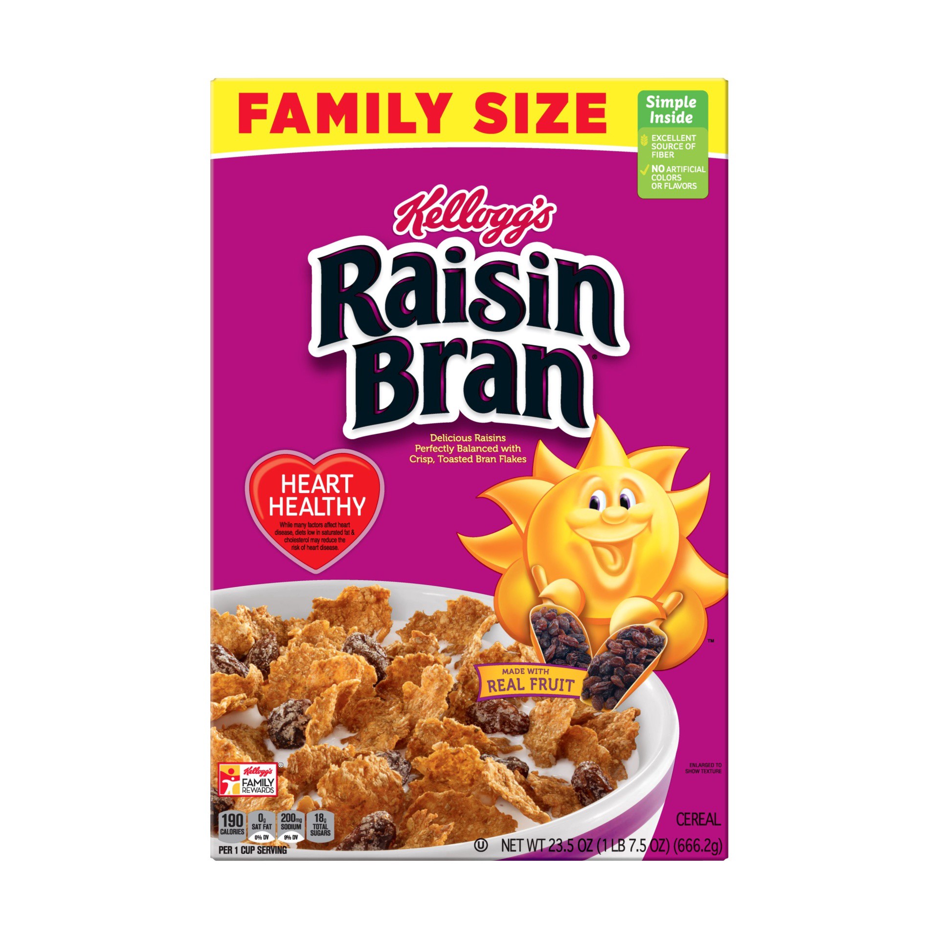 slide 2 of 7, Raisin Bran Cereal, 25.5 oz