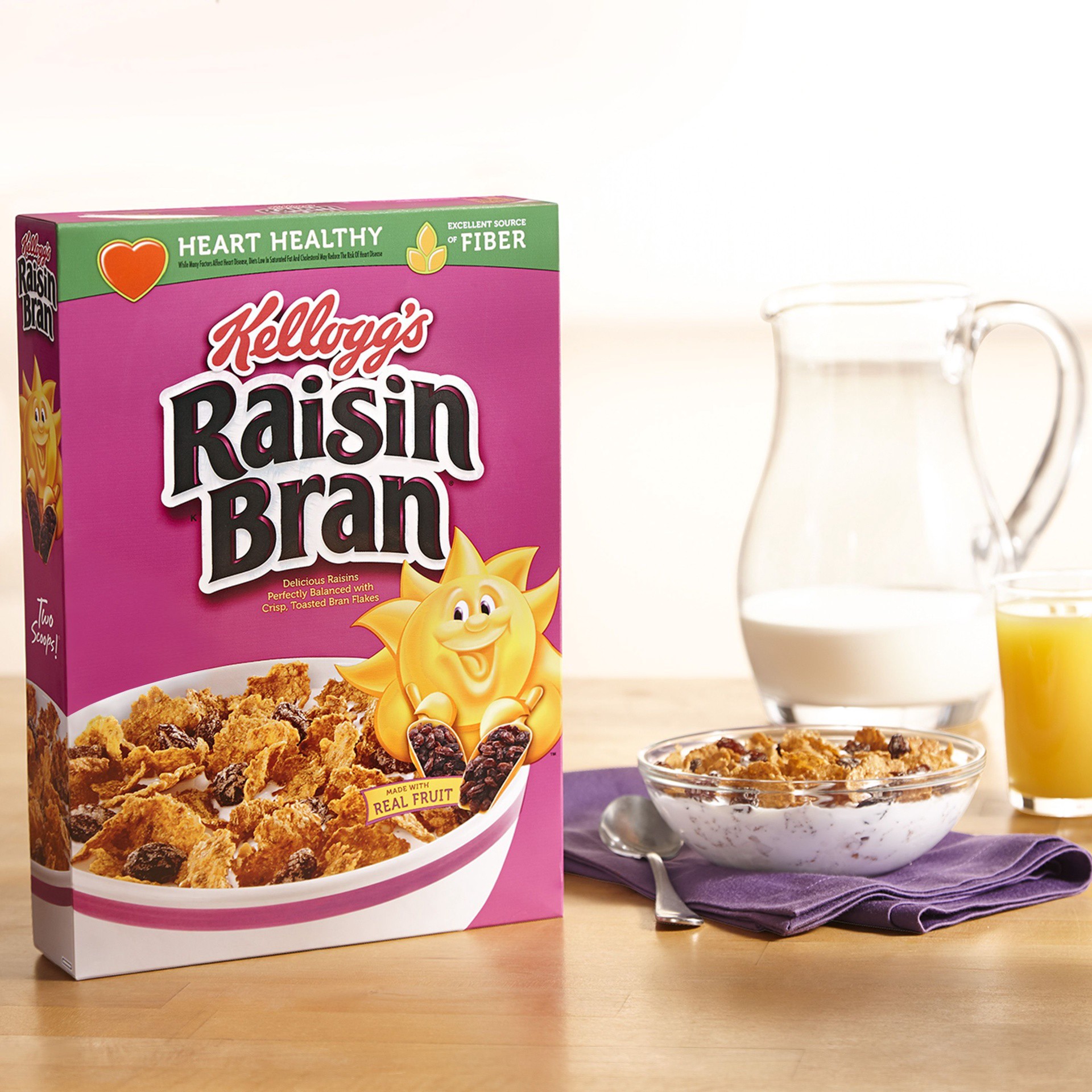 slide 5 of 7, Raisin Bran Cereal, 25.5 oz