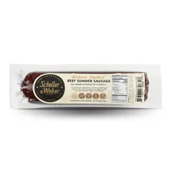 Schaller & Weber Hickory Smoked Beef Summer Sausage, 6 oz