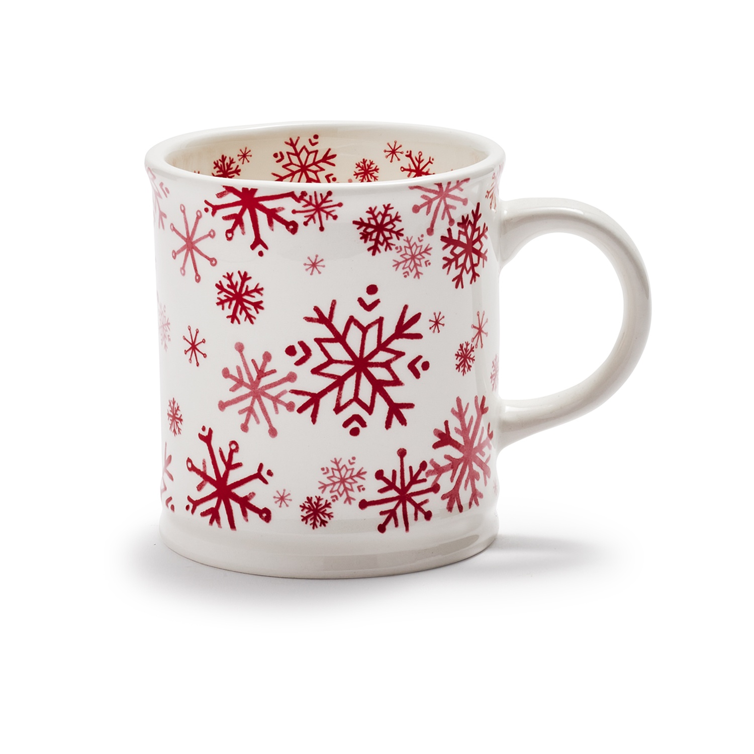 slide 1 of 1, Sur La Table Snowflakes Mug, 1 ct