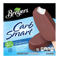 Breyer's Carb Smart Vanilla Bars Ice Cream