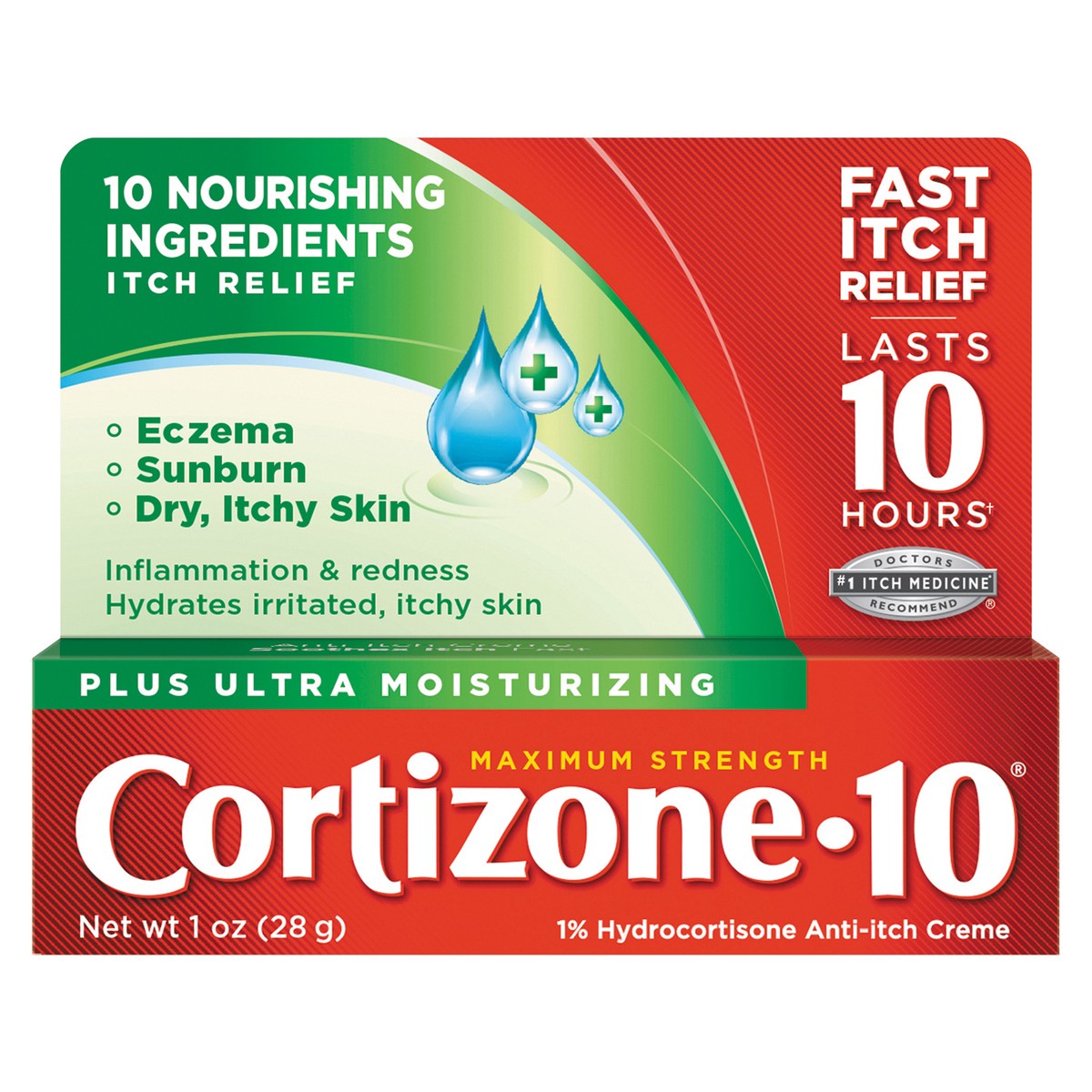 slide 1 of 7, Cortizone-10 Cortizone 10 Plus Ultra Moisturizing Anti Itch Cream (1 Oz), 1 oz