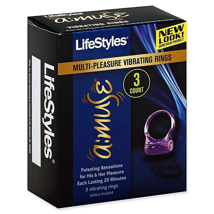 slide 1 of 1, LifeStyles Vibrating Rings, 1 ct