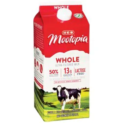H-E-B Mootopia Lactose-Free Whole Milk