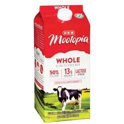 H-E-B Mootopia Lactose-Free Whole Milk