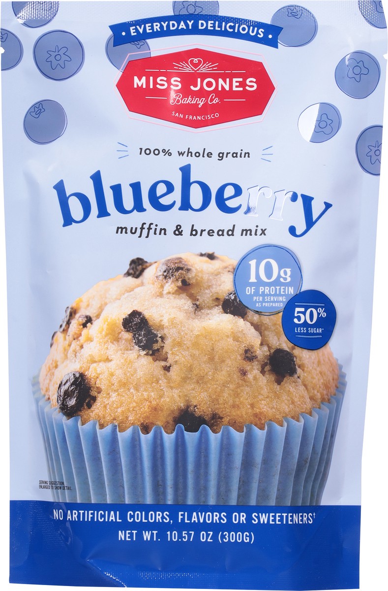 slide 13 of 13, Miss Jones Baking Co. Blueberry Muffin & Bread Mix 10.57 oz, 1 ct