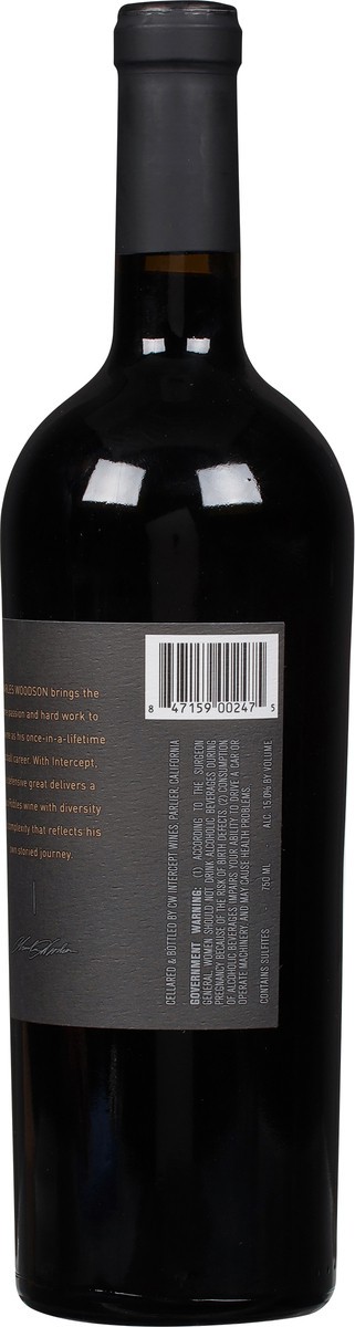 slide 4 of 9, Charles Woodson's Intercept Paso Robles Cabernet Sauvignon 750 ml, 750 ml