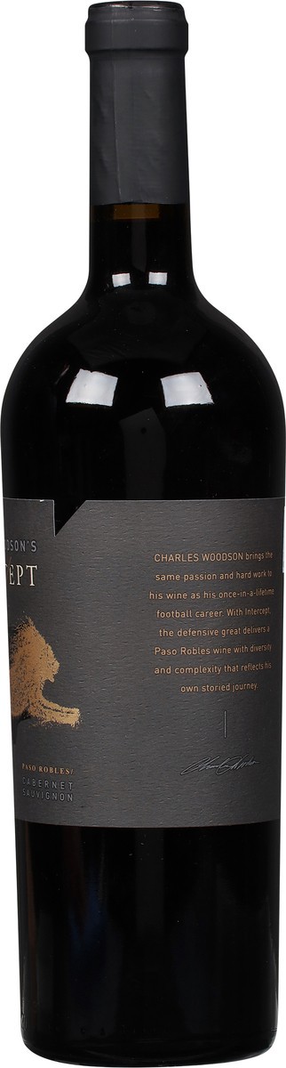 slide 5 of 9, Charles Woodson's Intercept Paso Robles Cabernet Sauvignon 750 ml, 750 ml