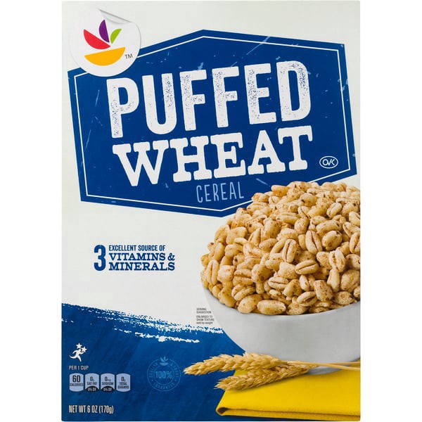 slide 1 of 1, Puffed Wheat Cereal, 6 oz