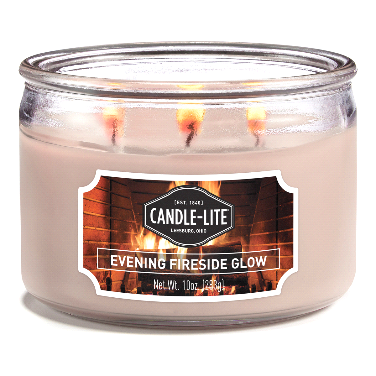 slide 1 of 1, Candle-lite Everyday Jar Candle, Evening Fireside Glow, 10 oz