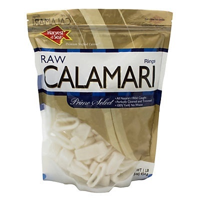 slide 1 of 1, Calamari Rings Raw All Natural, 16 oz