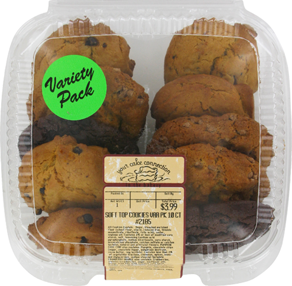 slide 1 of 1, Bakery Fresh Goodness Soft Top Cookies Variety Pack, 10 ct