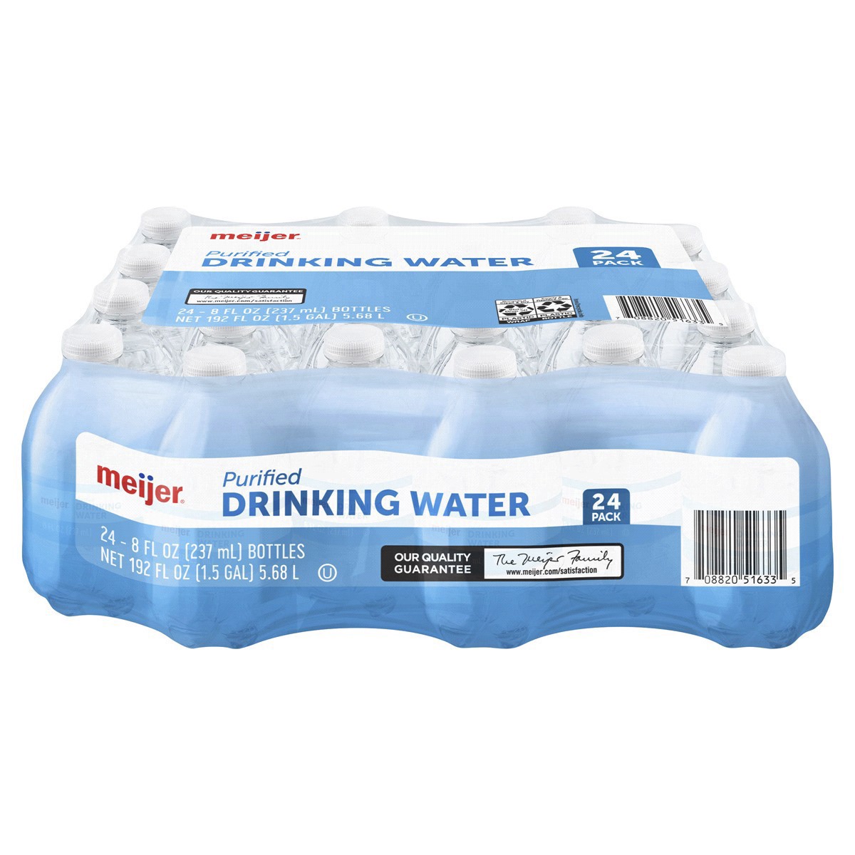 slide 4 of 5, Meijer Purified Drinking Water Bottles 24-Pack, 8 oz, 10 oz