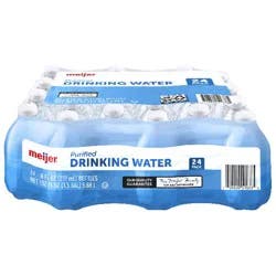 Meijer Purified Drinking Water Bottles 24-Pack, 8 oz