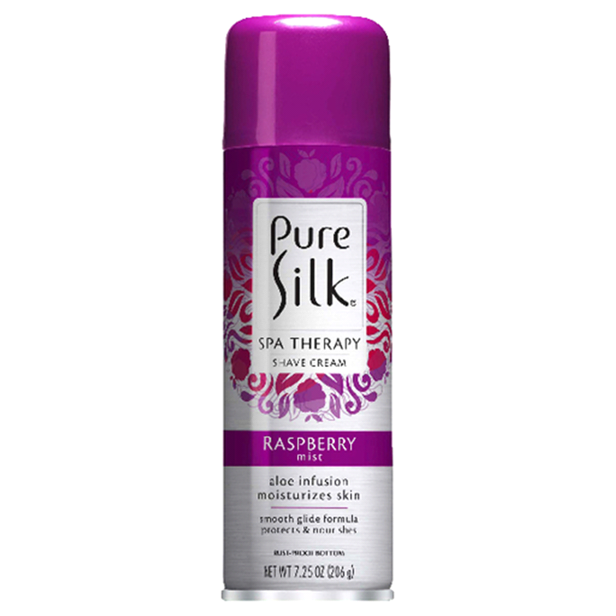 slide 1 of 1, Pure Silk Raspberry Mist Spa Therapy Shave Cream, 7.25 oz