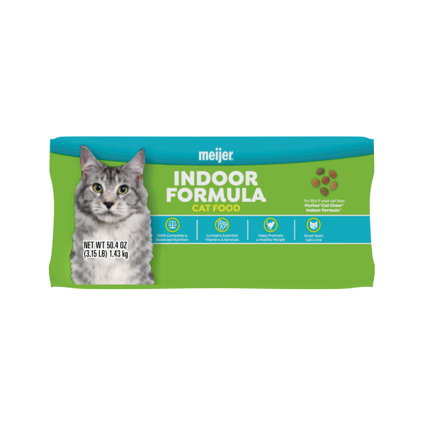 slide 12 of 13, Meijer Main Choice Indoor Formula Dry Cat Food, 3.15 lb