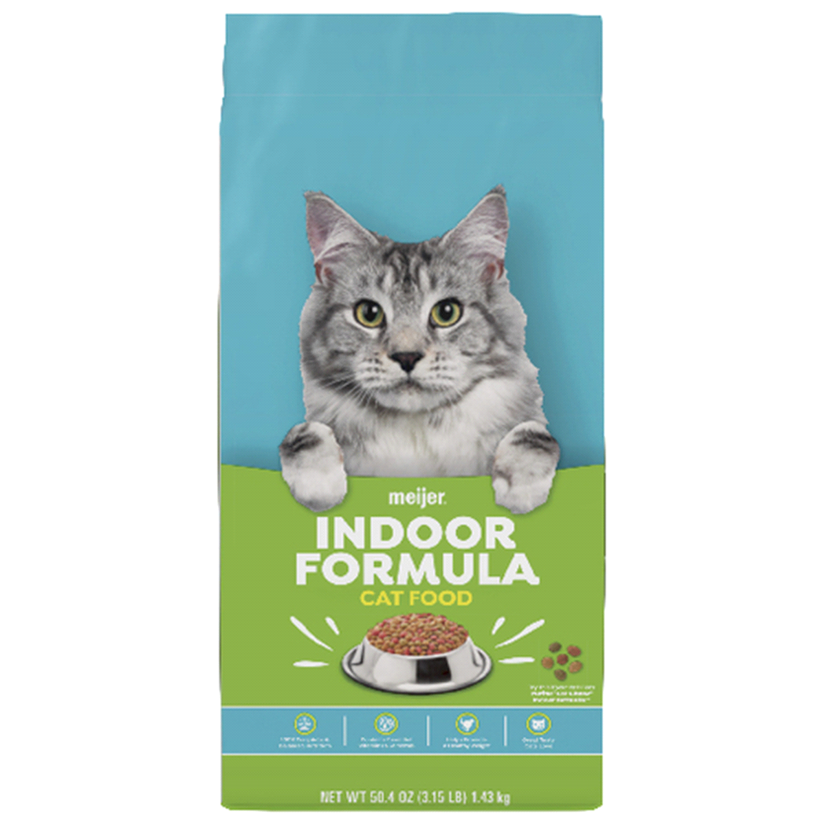 slide 1 of 13, Meijer Main Choice Indoor Formula Dry Cat Food, 3.15 lb