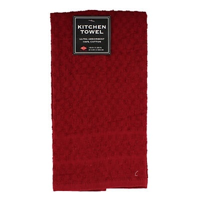 slide 1 of 1, John Ritzenthaler Red Kitchen Towel, 1 ct