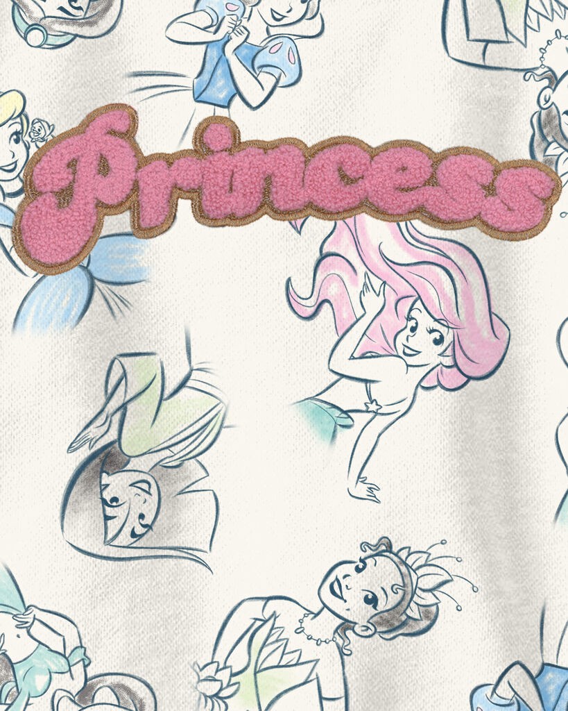 slide 2 of 2, Carter's Toddler Disney Princess Pullover - Cream Multi 4T, 1 ct