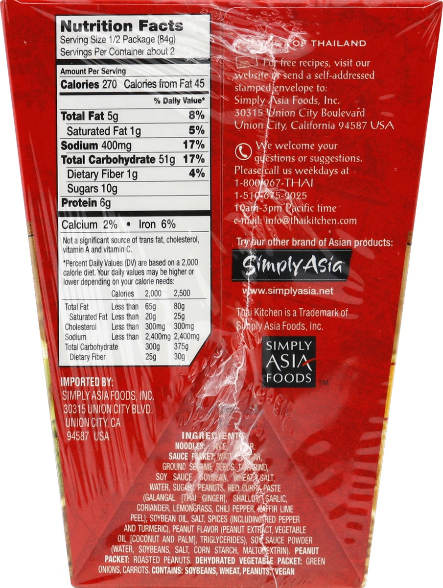 slide 3 of 6, Thai Kitchen Rice Noodles & Sauce 5.9 oz, 5.9 oz