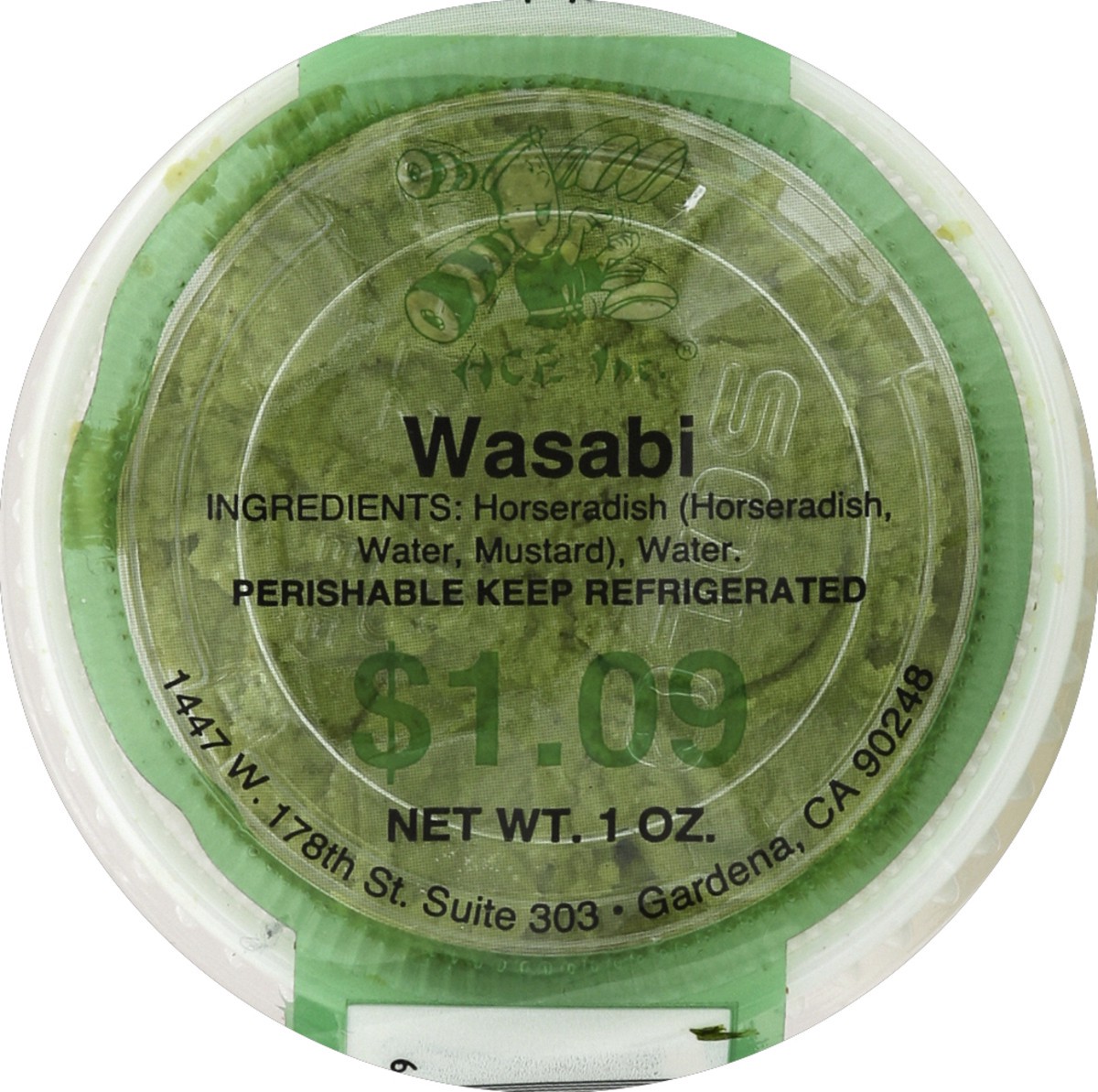 slide 1 of 4, ACE Sushi Ace Wasabi (Japanese Horseradish), 1 oz