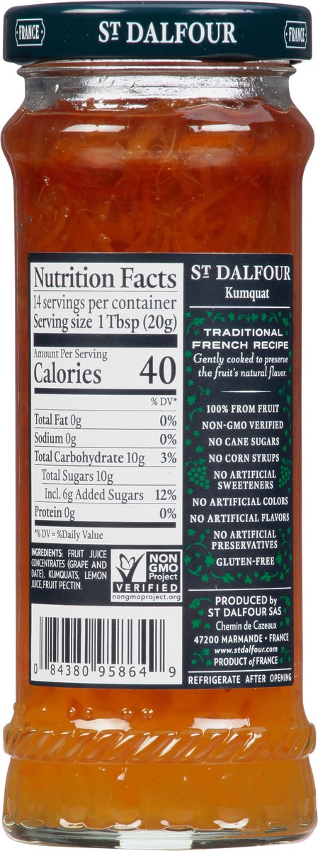 slide 5 of 14, St. Dalfour Kumquat Fruit Spread 10 oz, 10 oz