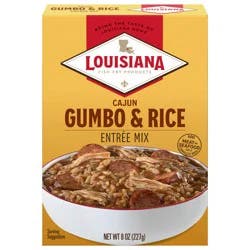 Louisiana Fish Fry Products Cajun Gumbo & Rice Entree Mix 8 oz