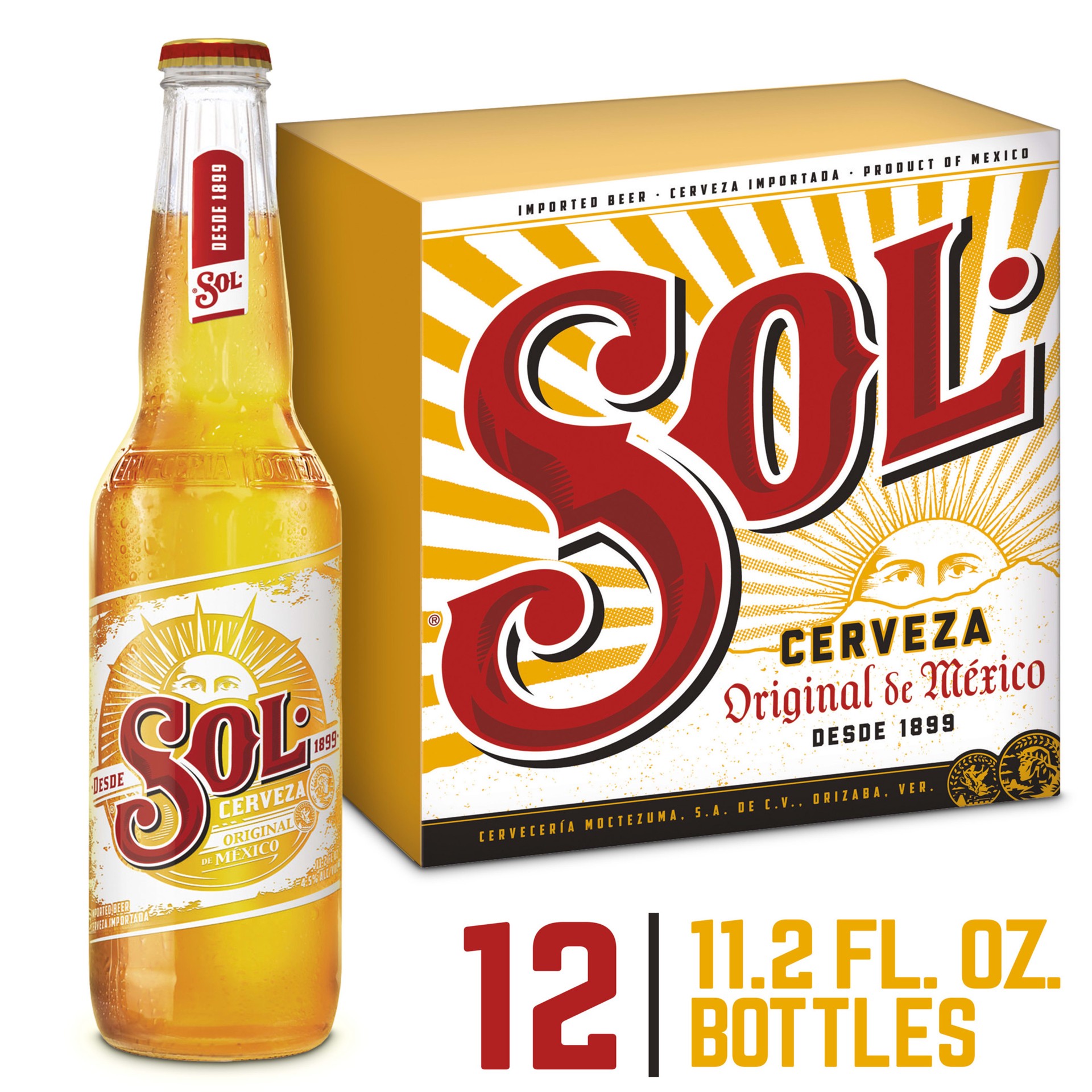 slide 1 of 9, Sol Cerveza, 330 ml