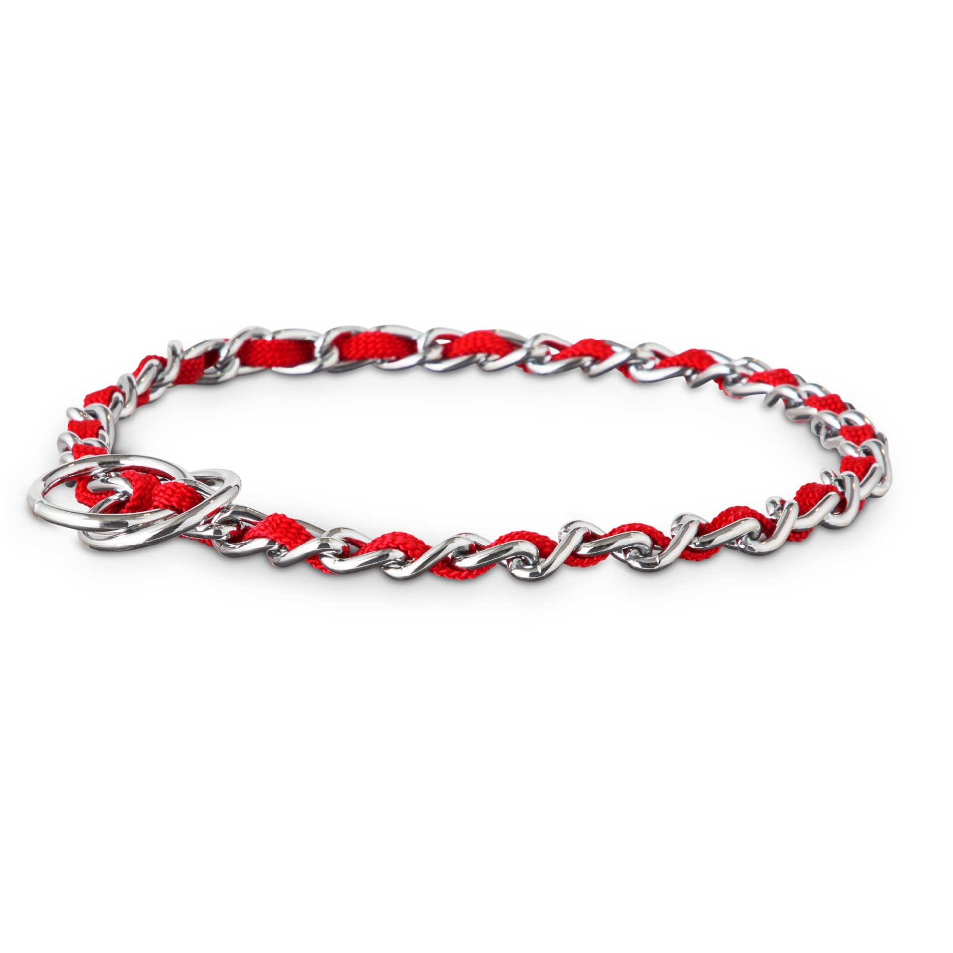 slide 1 of 1, Good2Go Red Comfort Chain Dog Collar, Large