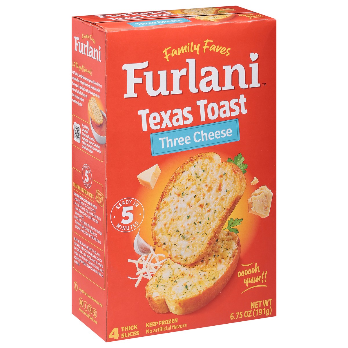 slide 3 of 9, Furlani Three Cheese Texas Toast, 4 ct