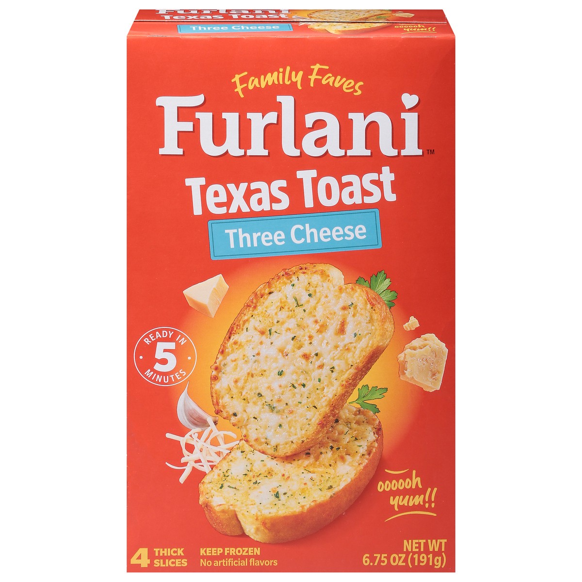 slide 1 of 9, Furlani Three Cheese Texas Toast, 4 ct