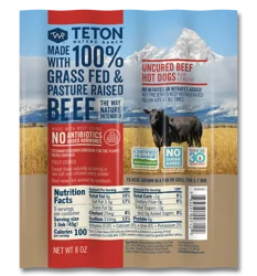 Teton Waters Hot Dog Bun Length