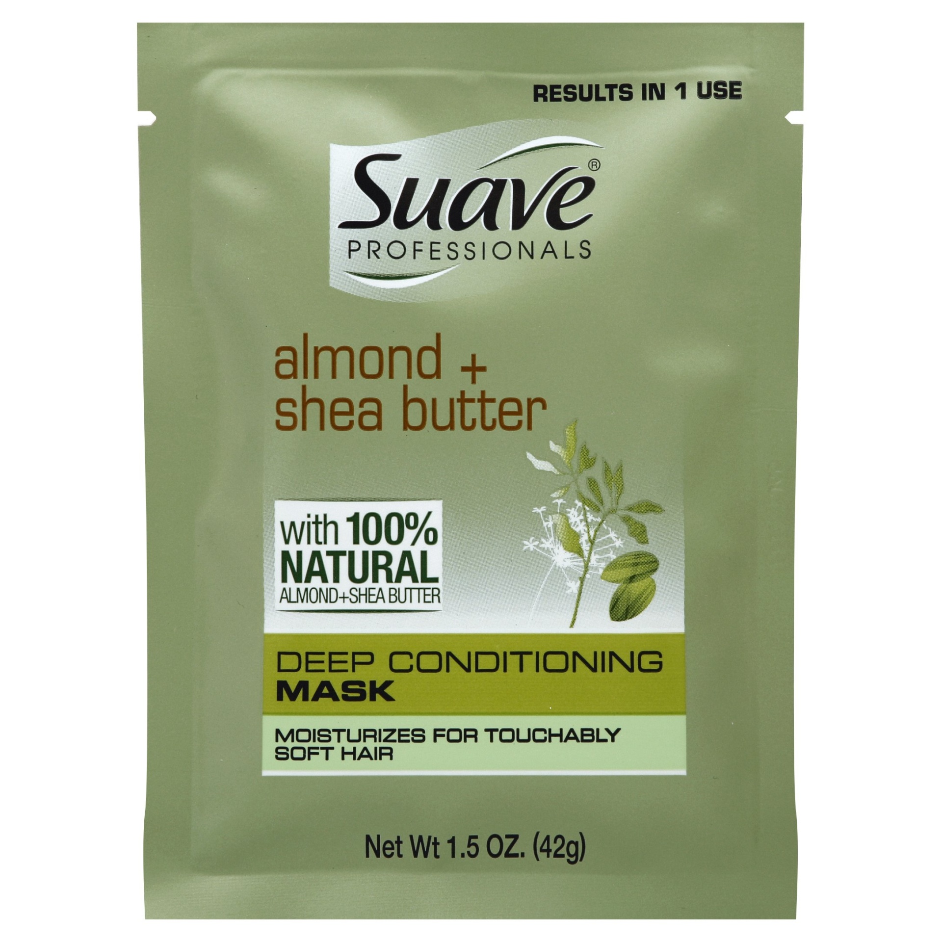 slide 1 of 2, Suave Professionals Almond & Shea Butter Hair Mask, 1.5 oz