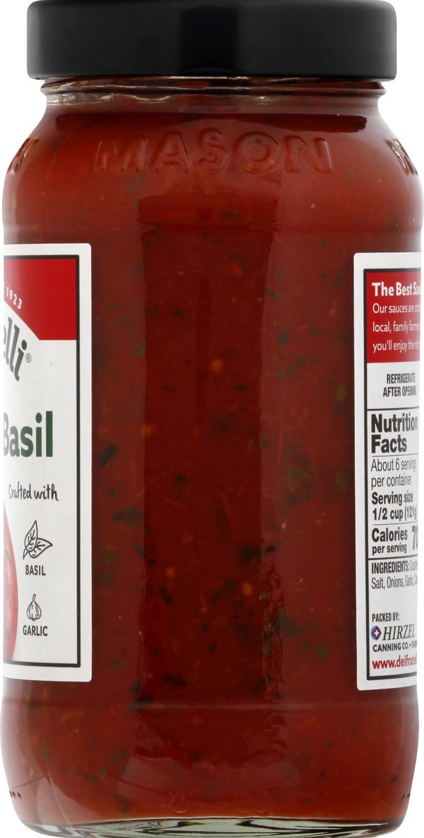 slide 3 of 13, Dei Fratelli Tomato Basil Pasta Sauce, 26 oz