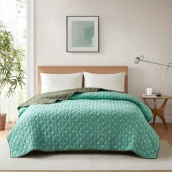 Everyday Living Microfiber Quilt - Geo Pattern