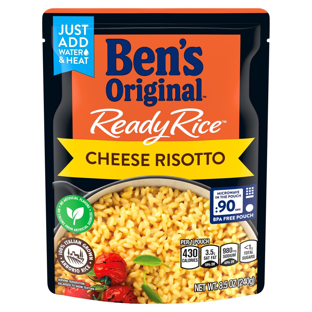 slide 10 of 11, Ben's Original Cheese, Risotto, 8.5 oz