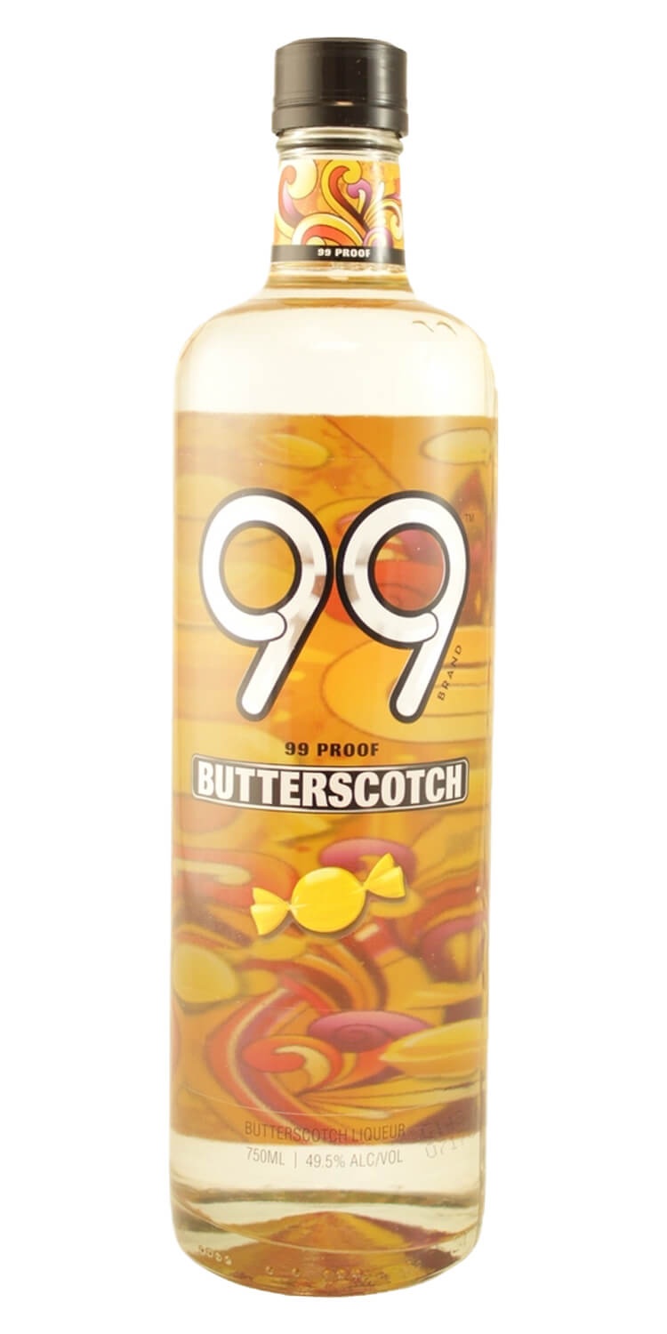 slide 1 of 1, 99 Brand Butterscotch Schnapps, 750 ml