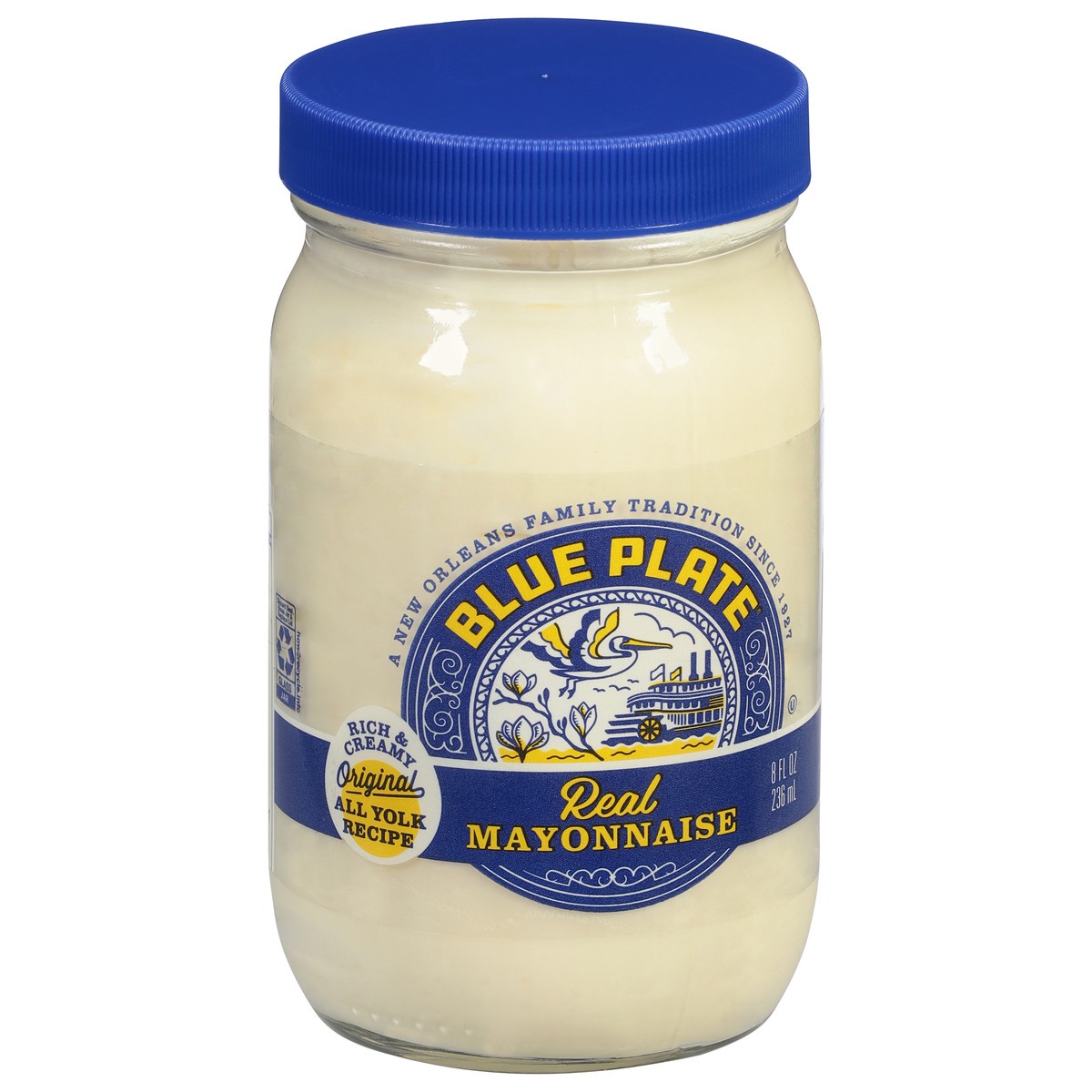 slide 6 of 13, Blue Plate Real Rich & Creamy Original Mayonnaise 8 fl oz, 8 fl oz