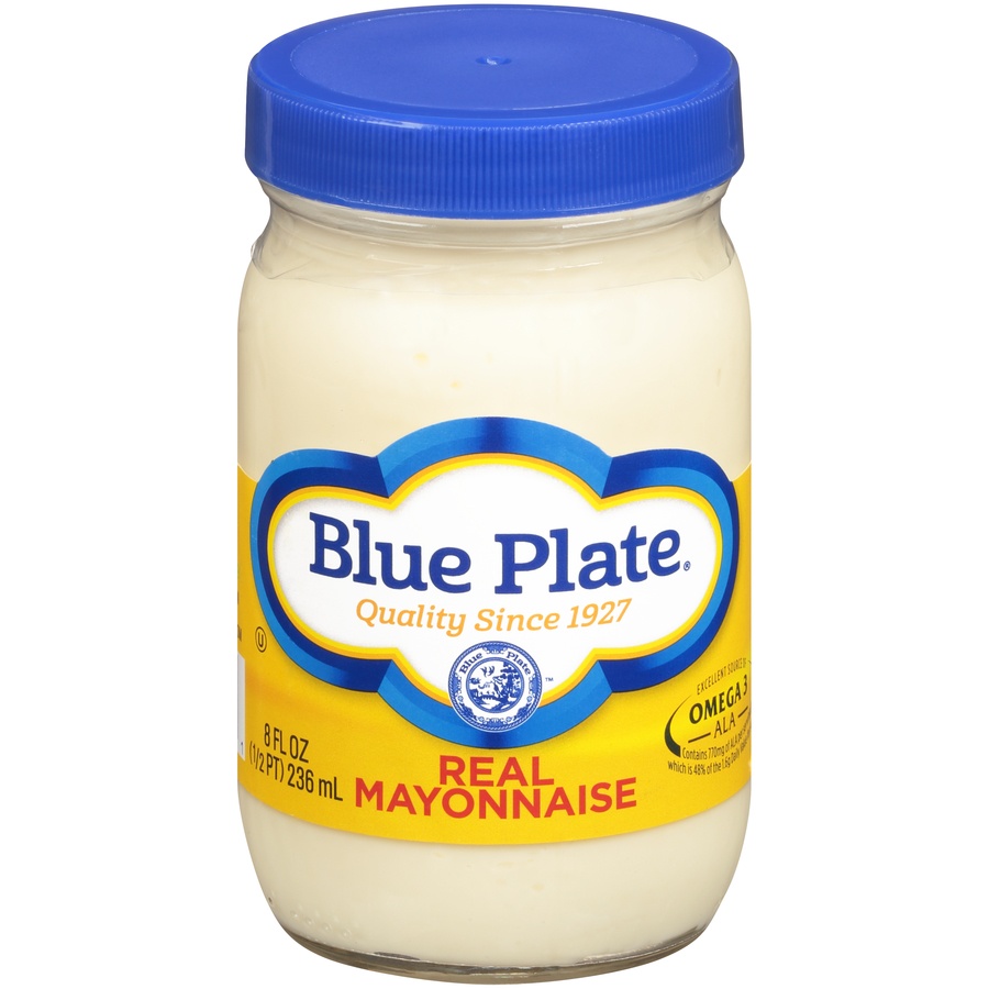 slide 1 of 1, Blue Plate Mayonnaise, 8 oz