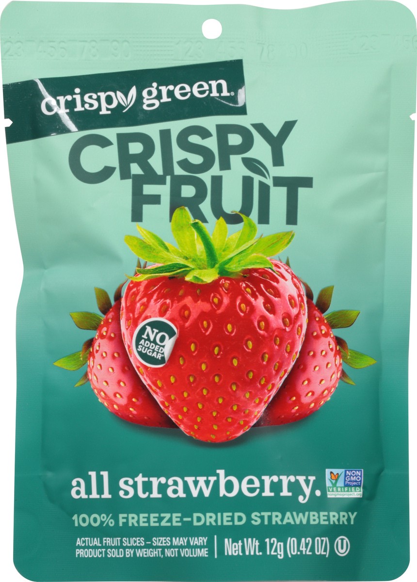 slide 3 of 9, Crispy Green All Strawberry Single - 0.42 Oz, 0.42 oz