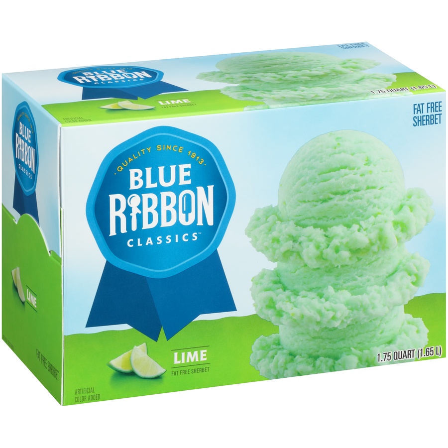 slide 2 of 8, Blue Ribbon Classics Sherbet - Lime, 56 fl oz