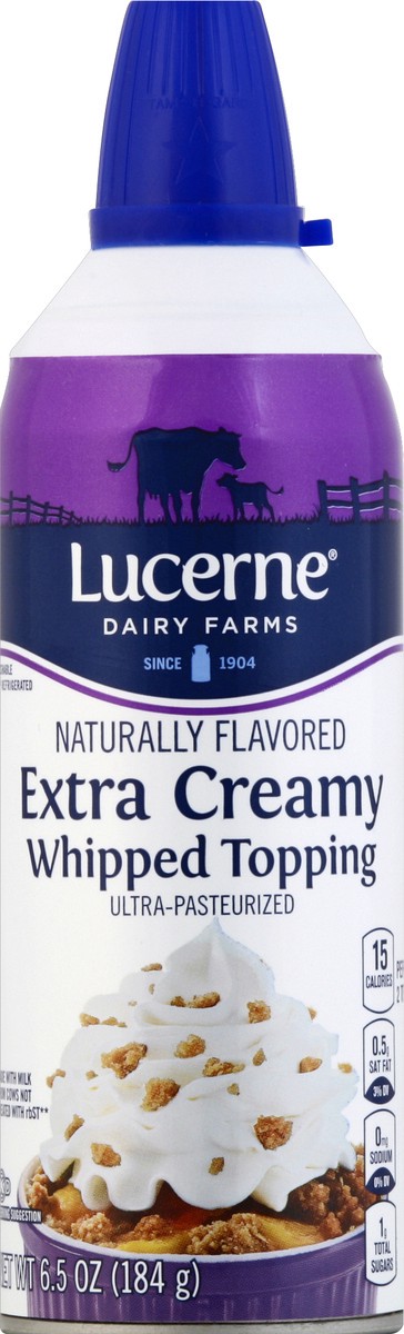 slide 1 of 4, Lucerne Whipped Topping Extra Creamy - 6.5 Oz, 6.5 fl oz