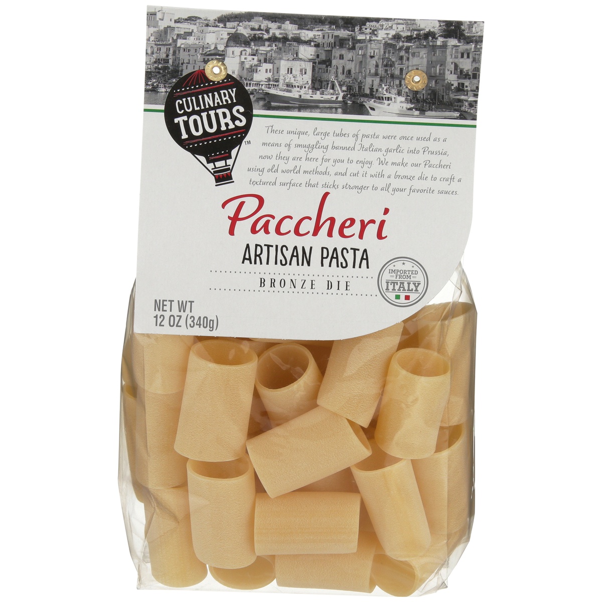 slide 1 of 1, Culinary Tours Bronze Die Artisan Pasta, Paccheri, 12 oz