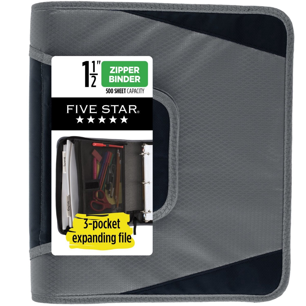 slide 1 of 5, Mead Five Star Tech Binder, 1.5 in