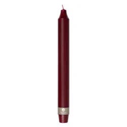 Northern Lights 10" Wide Taper Candles - Bordeaux, 1ct