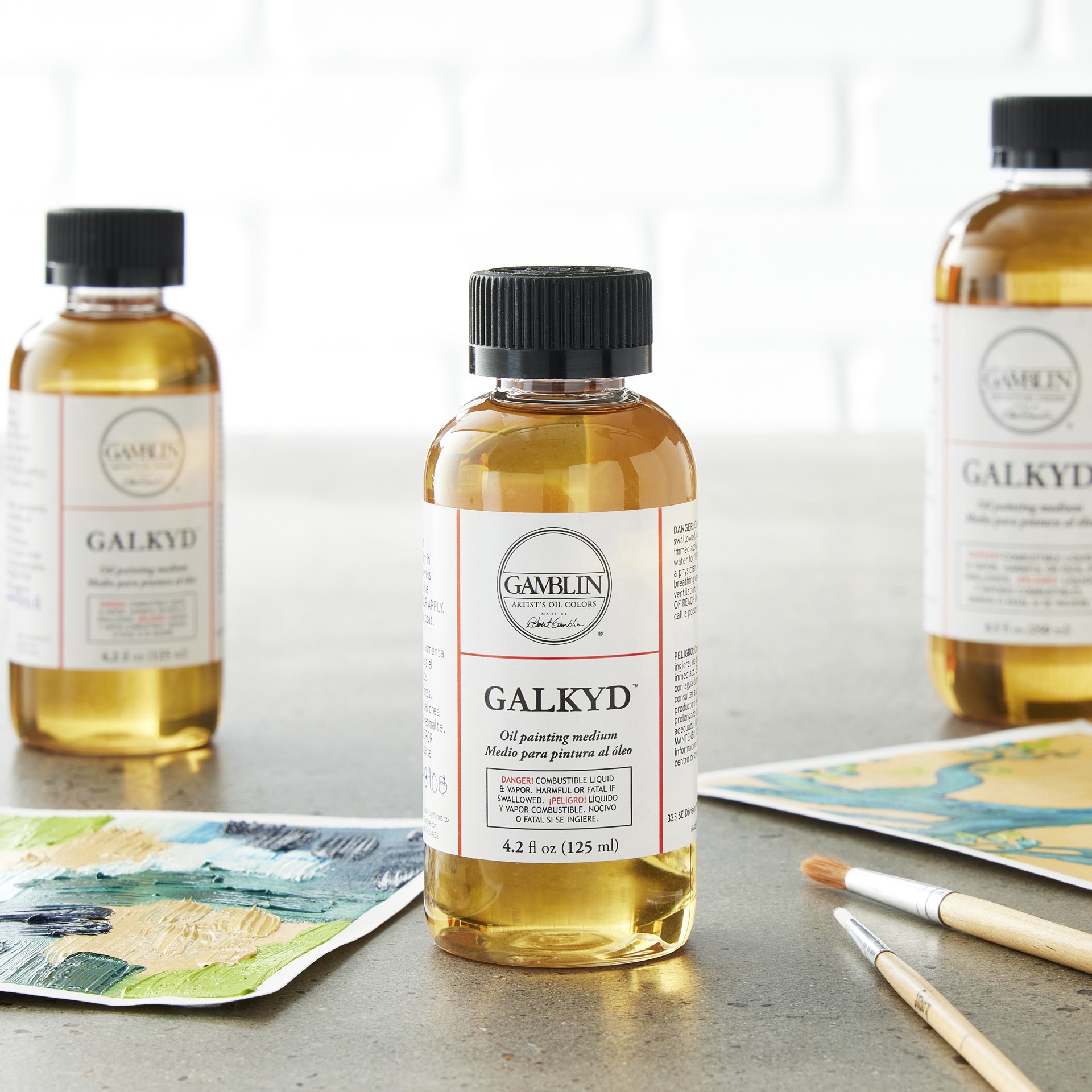 slide 2 of 2, Gamblin Galkyd, 4 fl oz