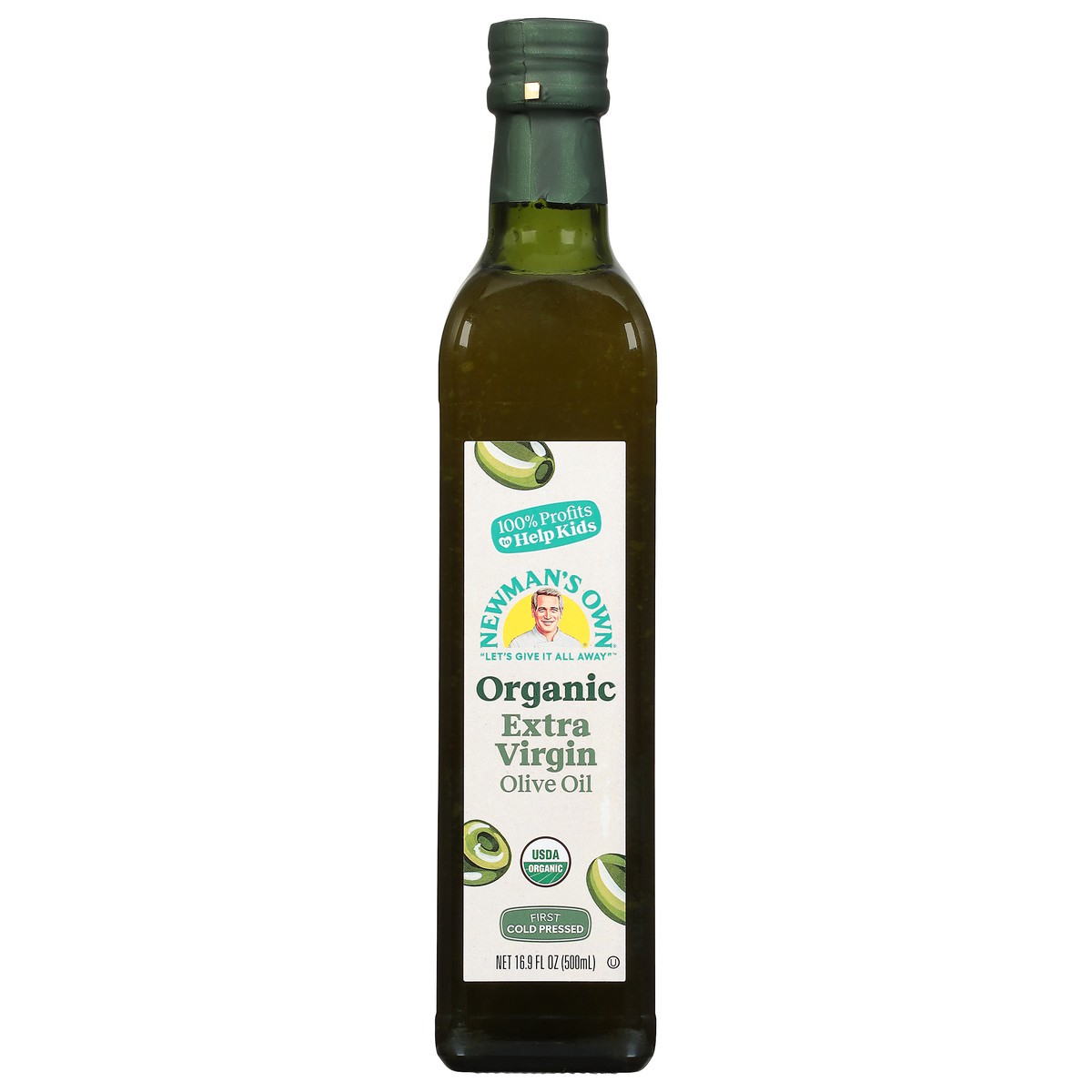 slide 1 of 14, Newman's Own Extra Virgin Organic Olive Oil 16.9 fl oz, 16.9 fl oz